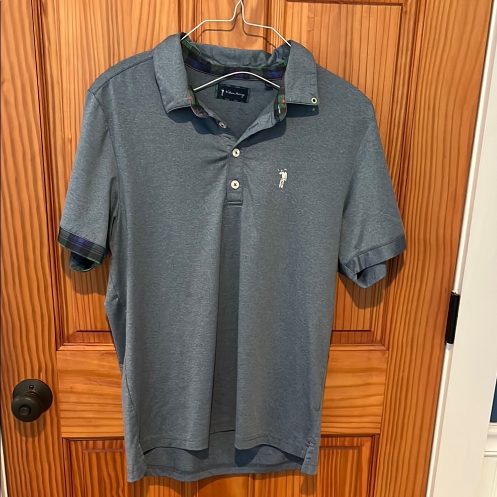 Men's William Murray Golf Blue Polo Shirt